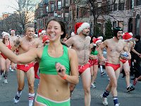 Speedo Run 波士顿寒冬比基尼慈善捐助跑12